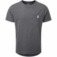 Mens Roundel Pocket Organic Cotton T-Shirt,  Grey  Облекло за колоездене