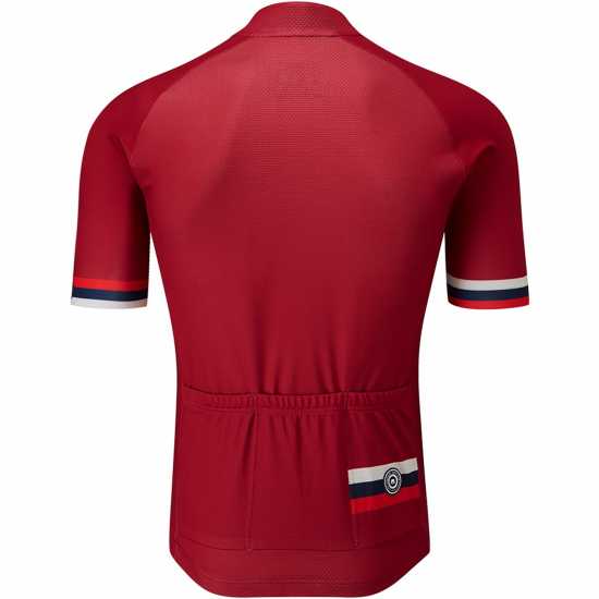 Mens Club Jersey Stripe,  Devon Red  Облекло за колоездене