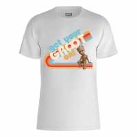 Marvel Get Your Groot On! Guardians T-Shirt White Дамски стоки с герои