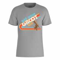 Marvel Get Your Groot On! Guardians T-Shirt Grey Дамски стоки с герои