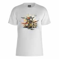 Character Star Wars Imperial Stormtroopers T-Shirt White Дамски стоки с герои
