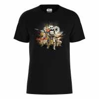 Character Star Wars Imperial Stormtroopers T-Shirt Black Дамски стоки с герои