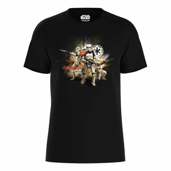 Character Star Wars Imperial Stormtroopers T-Shirt Black - Дамски стоки с герои