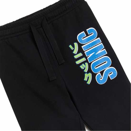 Детско облекло с герои Character Sonic The Hedgehog Sweatshirt And Jogger Set Black Character Sonic The Hedgehog Sweatshirt And Jogger Set Black Детско облекло с герои