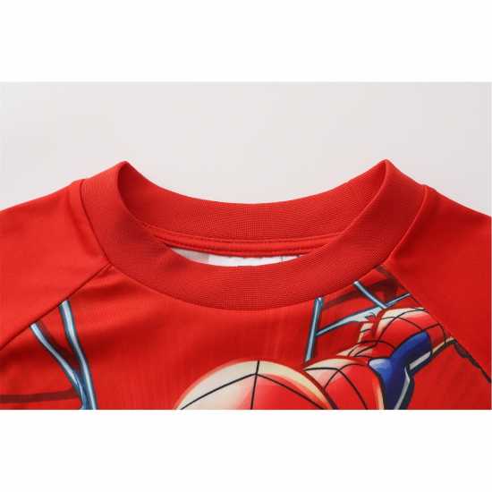 Character Junior Sports Tee And Short Set Спайдърмен Детско облекло с герои