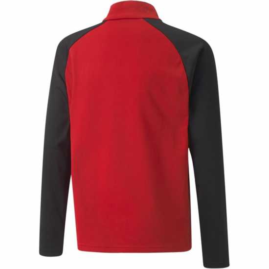 Puma Teamliga Quarter Zip Top Jr Fleece Unisex Kids Red 