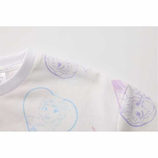 Character Short Sleeve T-Shirt Infant Girls Frozen Детско облекло с герои