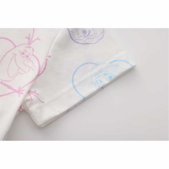 Character Short Sleeve T-Shirt Infant Girls Frozen Детско облекло с герои