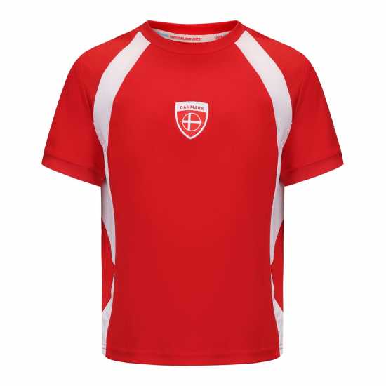 Uefa Euros 2025™ Denmark T-Shirt Juniors Uefa Euros 2025™ Denmark T-Shirt Juniors Футболни отбори и стоки