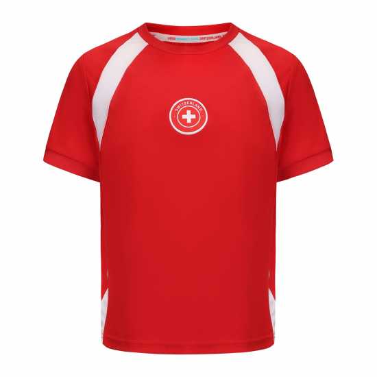 Uefa Euros 2025™ Switzerland T-Shirt Juniors Uefa Euros 2025™ Switzerland T-Shirt Juniors Футболни отбори и стоки