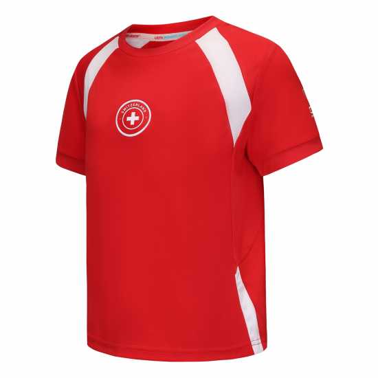Uefa Euros 2025™ Switzerland T-Shirt Juniors Uefa Euros 2025™ Switzerland T-Shirt Juniors Футболни отбори и стоки