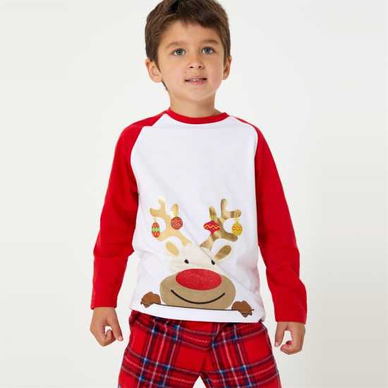 Family Reindeer Pj  Детски пижами
