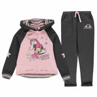 Character Jogging Set Infant Girls Minnie Mouse Детски полар