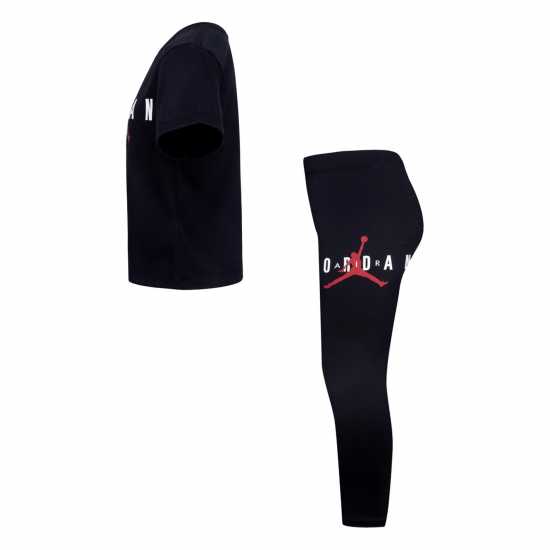 Детски Клин За Момиче Jordan Two Piece T Shirt And Leggings Infant Girls  