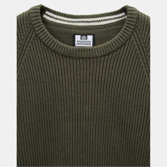 Weekend Offender Morello Rib Crew Knit Sweater  