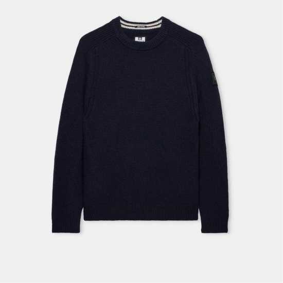 Weekend Offender Zagreb Wool Rich Crew Knit Sweater  