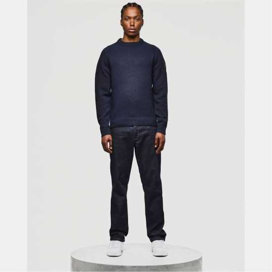Weekend Offender Zagreb Wool Rich Crew Knit Sweater  