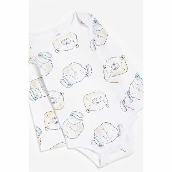 Hello World Baby Boy 6 Piece Bear Gift Set  Бебешки дрехи