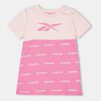Reebok Рокля-Риза Block T-Shirt Dress  