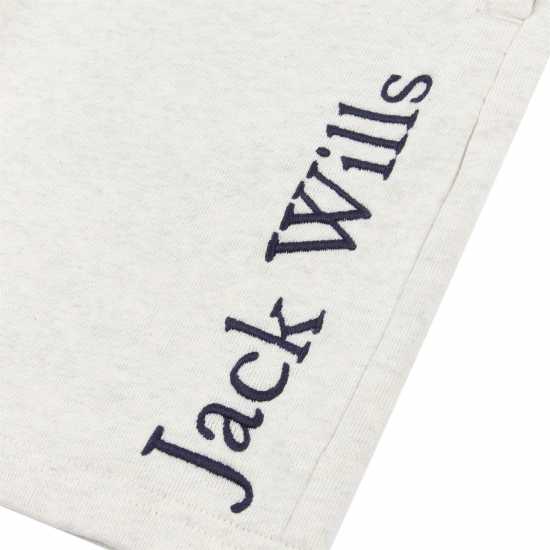 Jack Wills Jersey Shorts In99 Light Grey Marl Детски къси панталони