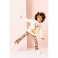 Be You Younger Girls Sweat And Leopard Pant