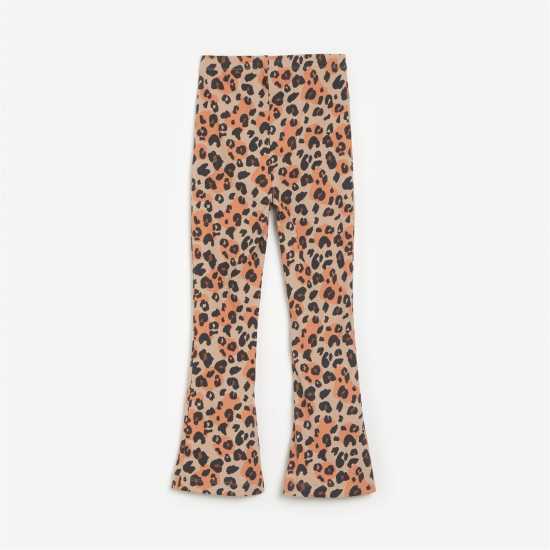 Be You Younger Girls Sweat And Leopard Pant  Детски клинове