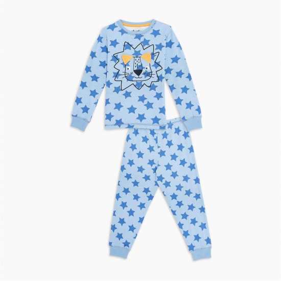 Studio Younger Boys Lion Ribbed Pyjama  - Бебешки дрехи