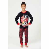 Family Disney Halloween Pyjama Black/red  Детско облекло с герои