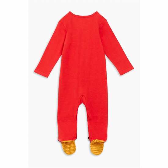 Unisex First Christmas Sleepsuit And Toy Red  Детски клинове