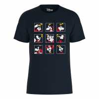 Character Disney Goofy Photo Boxes T-Shirt Navy Дамски стоки с герои