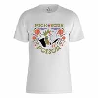 Character Disney Snow White Pick Your Poison T-Shirt White Дамски стоки с герои