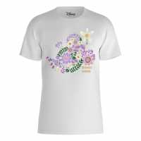 Character Disney Minnie Mouse Floral 02 T-Shirt White Дамски стоки с герои
