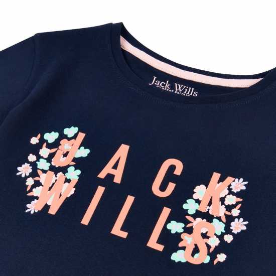Jack Wills Floral Tee Ch99  Детски тениски и фланелки