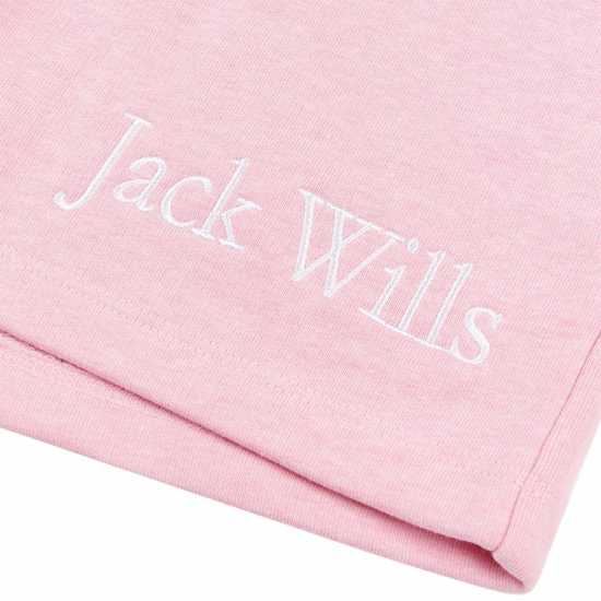 Детски Шорти Jack Wills Script Shorts Junior Pink Marl Детски къси панталони