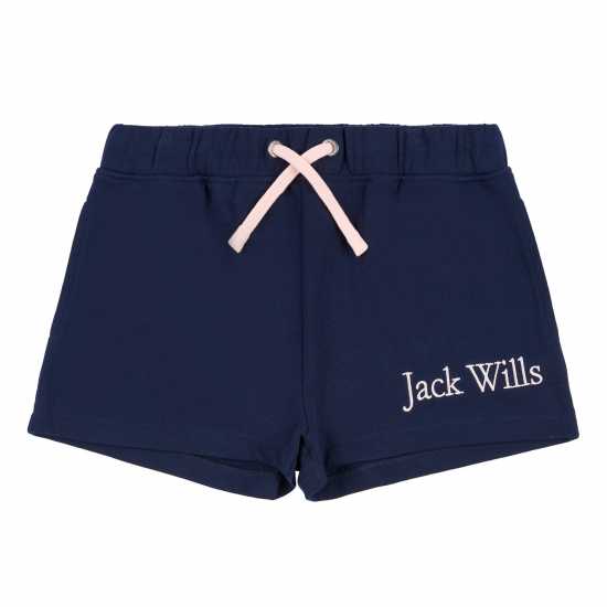 Детски Шорти Jack Wills Script Shorts Junior Navy Blazer Детски къси панталони