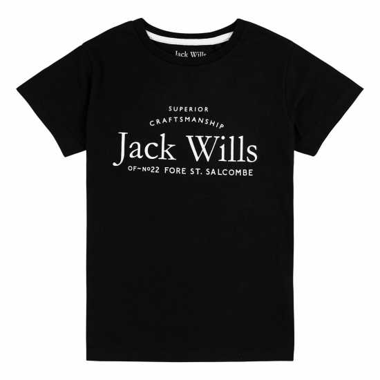 Jack Wills Jw Script Tee Ch99  - Детски тениски и фланелки