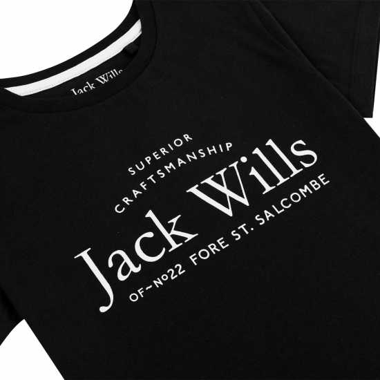 Jack Wills Jw Script Tee Ch99  - Детски тениски и фланелки