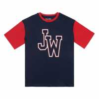 Jack Wills Varsity Ovrsize T Jn99  Детски тениски и фланелки