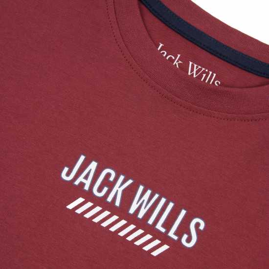 Jack Wills Ski Ss Oversize T Jn99  Детски тениски и фланелки