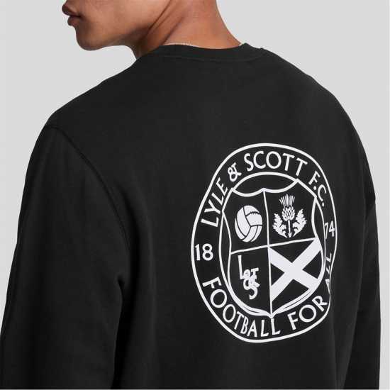 Lyle And Scott Football For All Graphic Sweatshirt  