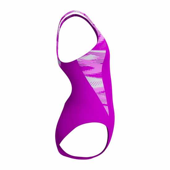Speedo Бански Костюм Момиче Hyperboom Splice Muscleback Swimsuit Junior Girls Дива Детски бански и бикини