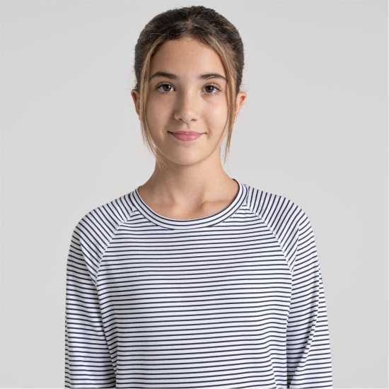 Craghoppers Риза С Дълъг Ръкав Kids' Crag Paola Long Sleeve Shirt Синьо Морско 