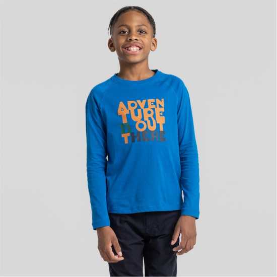 Craghoppers Риза С Дълъг Ръкав Unisex Kids' Crag Colly Long Sleeve Shirt TitanBlueAdv Craghoppers Unisex Kids' Crag Colly Long Sleeve Shirt TitanBlueAdv