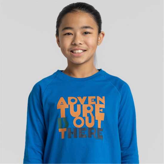 Craghoppers Риза С Дълъг Ръкав Unisex Kids' Crag Colly Long Sleeve Shirt TitanBlueAdv Craghoppers Unisex Kids' Crag Colly Long Sleeve Shirt TitanBlueAdv