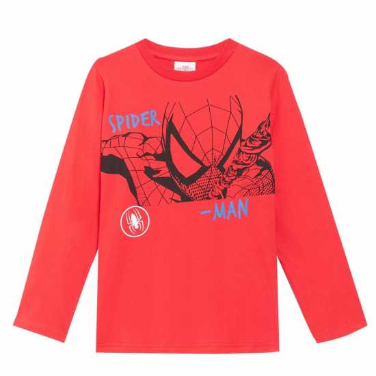 Spiderman Long Sleeve T-Shirt And Jogger Set Red/black  Детско облекло с герои