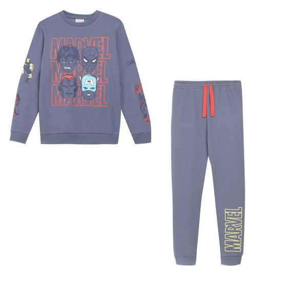 Marvel Sweatshirt And Jogger Set Grey  Детско облекло с герои