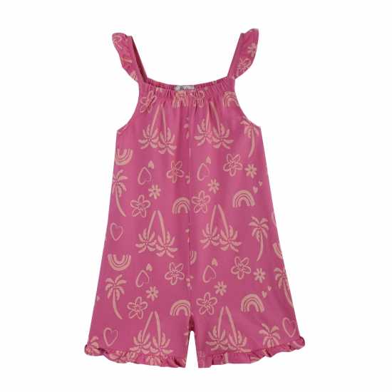 Younger Girl 2 Pack Tropic Playsuits  