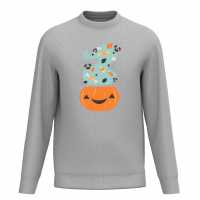 Disney Mickey Mouse Pumpkin Cauldron Sweater Grey Детски горнища и пуловери