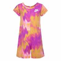 Nike Aop Knit Romper In99 Pink Foam Детски поли и рокли