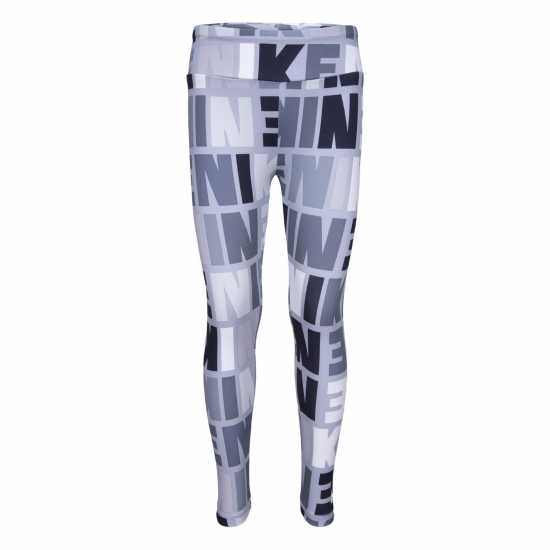 Nike Logo Print Legging Infants Димно сиво 